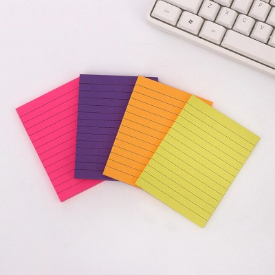 Lined Sticky Notes, Memo Pads 4*6 Inch 100 Sheets